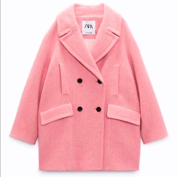 OVERSIZED DOUBLE-BREASTED COAT - Picture 10 of 16